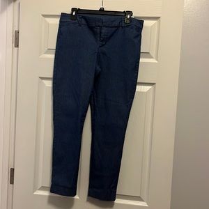 Pinstripe old Navy pixie pants size 10